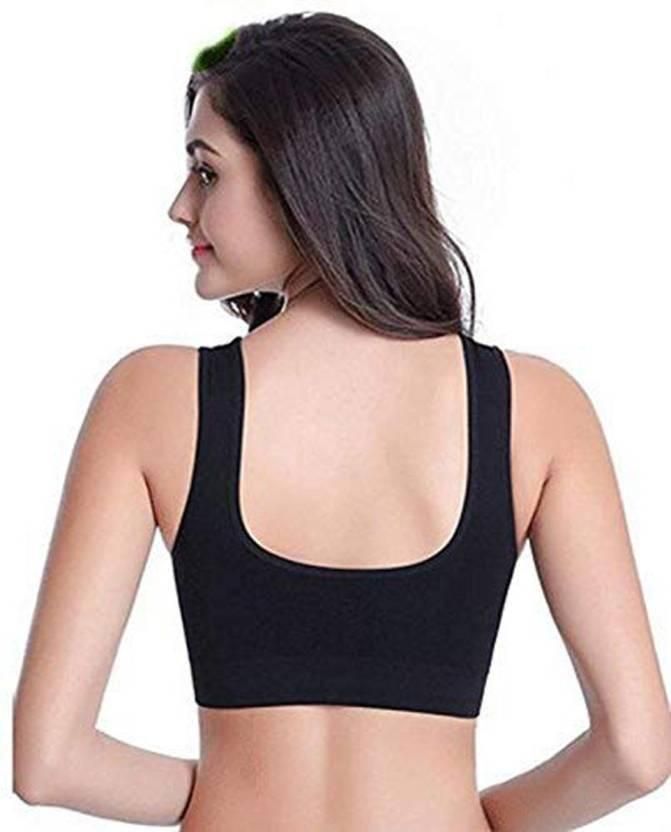 Apnicart Womens Multicolor Air Bra (Pack of 3)