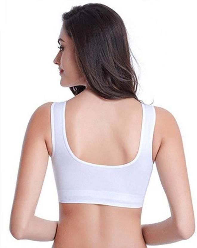 Apnicart Womens Multicolor Air Bra (Pack of 3)